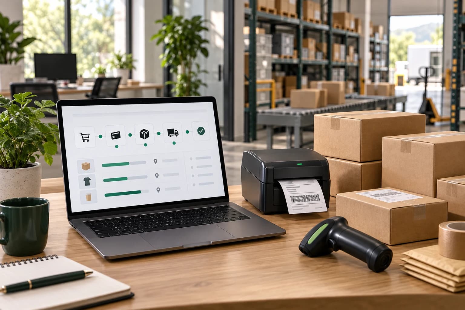Automatic Order Fulfillment in operation